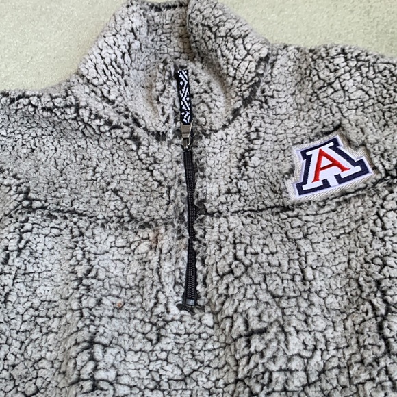 University of Arizona Zip up fleece L - Picture 2 of 2